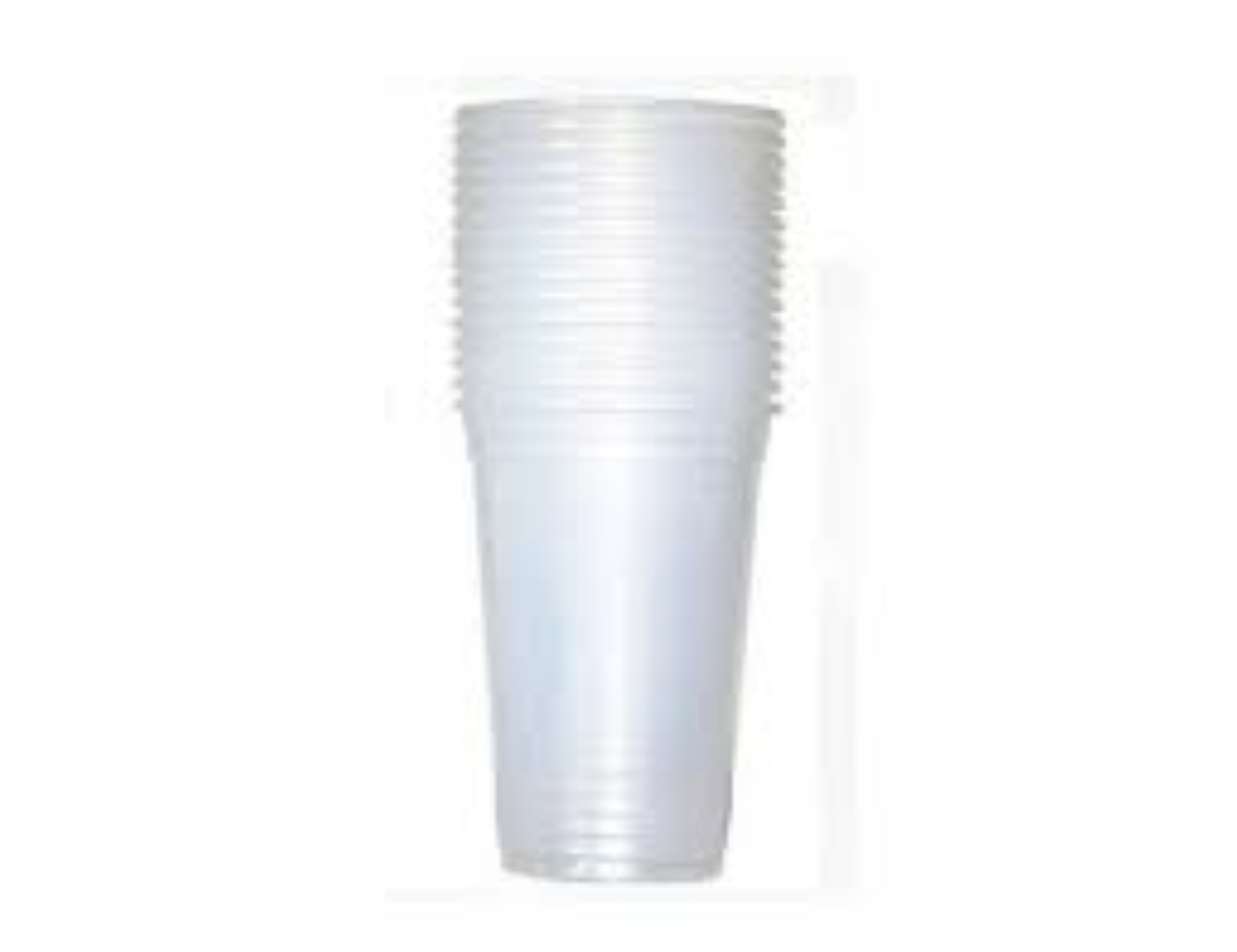 TECHPACK PARTY  WHITE GLASSES 200ML